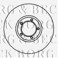 BORG & BECK bbd4089 -  Тормозной диск